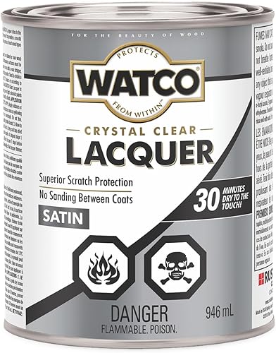 Vista 11 de Rust-Oleum Watco Barniz de 1 cuarto de galón., 63041 Brillo Transparente