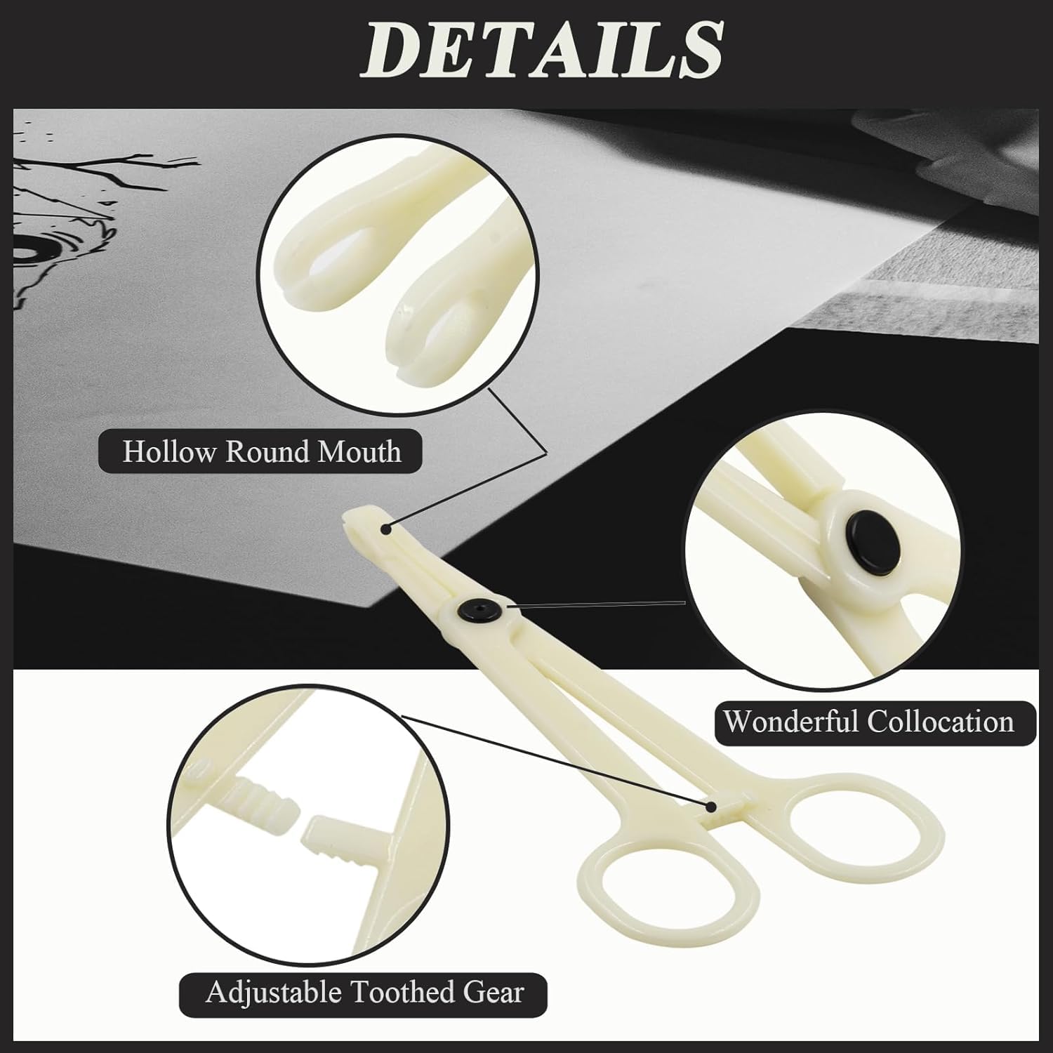 Rayyl Piercing Nadeln Set 12G 14G 16G 18G 20G und Plastic Clamps für Piercing Zubehör