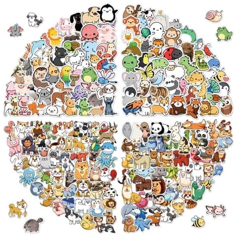 200 Cute Animal Stickers for Kids Cover