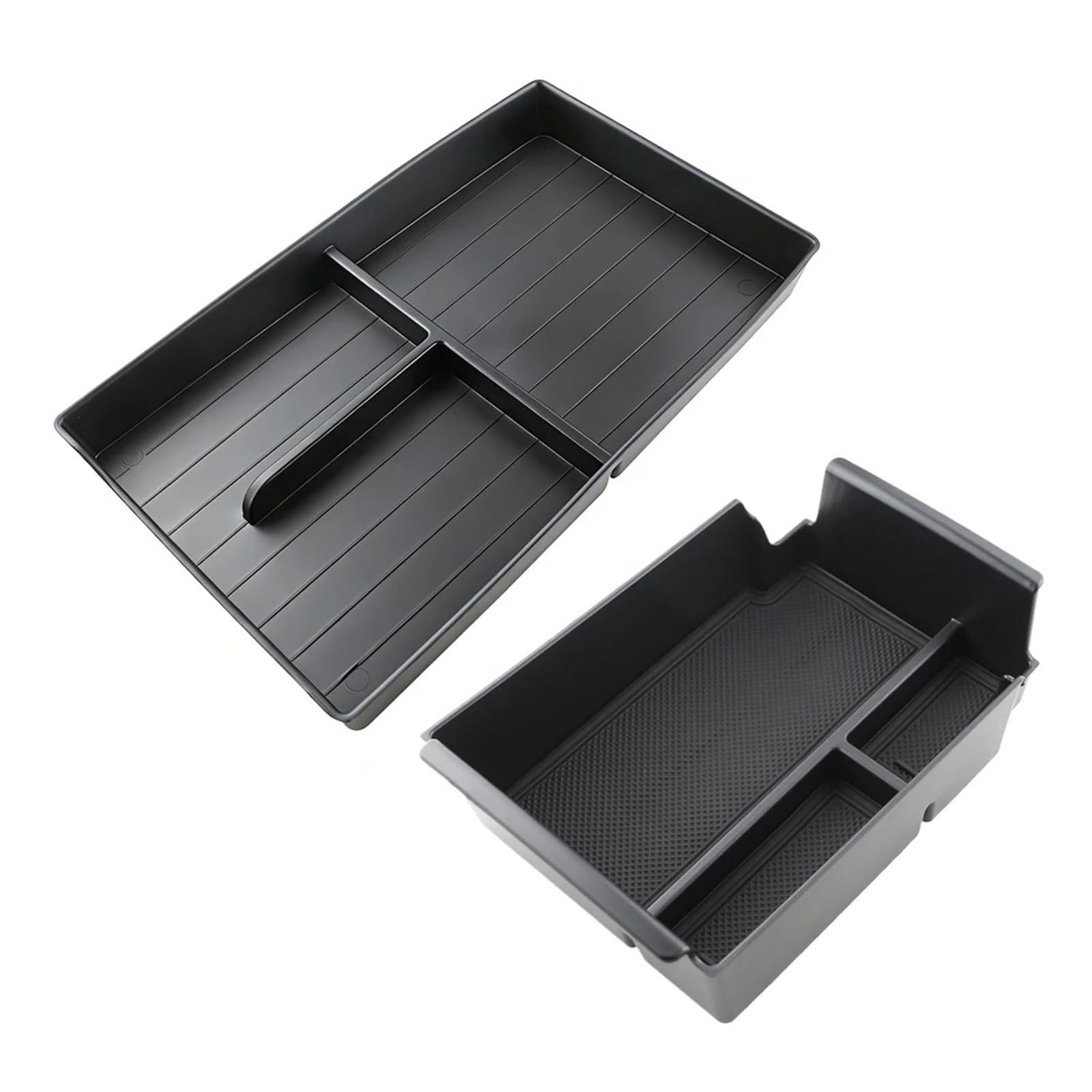 HIVZIVCCIK Armrest Storage Box For BYD For Sealion 07 EV 2024 2025 Center Console Layered Storage Box Tray Armrest Insert Organizer Plate Car Interior Center Console Organizer Tray(3)