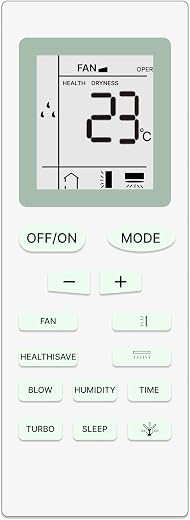 Zieva Compatible For Onida Ac Remote Replacement For 1, 1.5, 2 Ton Split/Window Air Conditioner - Please Match The Origina...