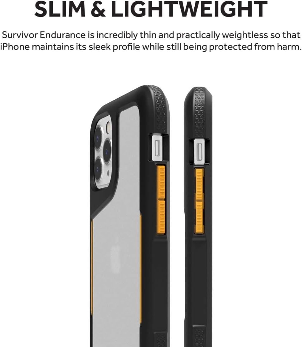 Uр Tо 40% оƒƒ Griffin Survivor Endurance Gip-028-Bct Case for Apple iPhone 11 Pro - Black/Citrus Fruits
