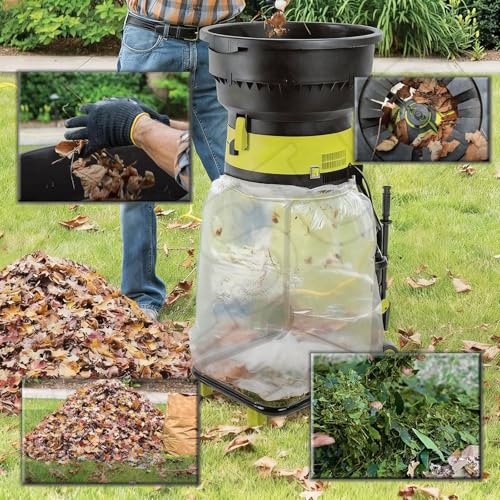 Trituradora de hojas de palma y desechos de jardín eficiente 2500W 3