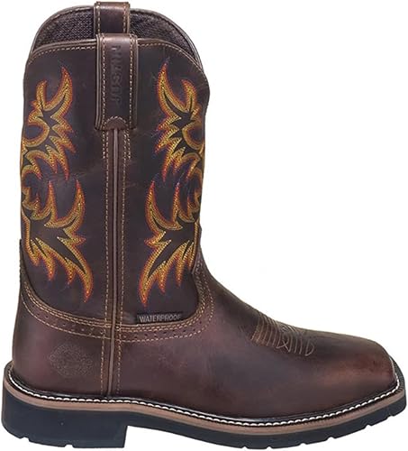Miniatura 2 de Justin Driller Western - Botas de trabajo para hombre con punta suave - Se4689