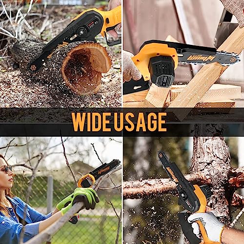 Mini Chainsaw 6-Inch with 2 Batteries – 25% Off - Image 8