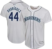 Vista 1 de Outerstuff Julio Rodriguez Seattle Mariners MLB - Camiseta blanca para jugadores caseros de 8-20