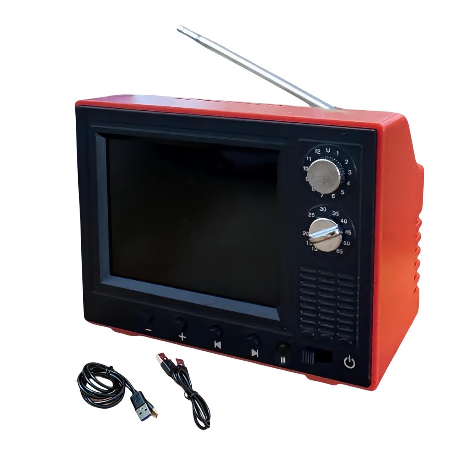 TV de Bolsillo Pantalla 720P Memoria 8GB Reproducción USB Juguete
