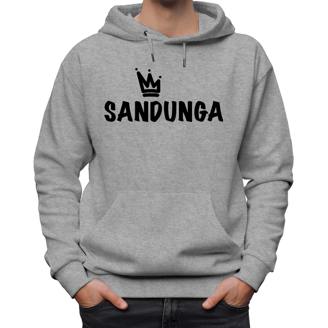 Sandunga Don Omar Reggaeton klasyczna unisex bluza z kapturem dla mężczyzn i kobiet szara