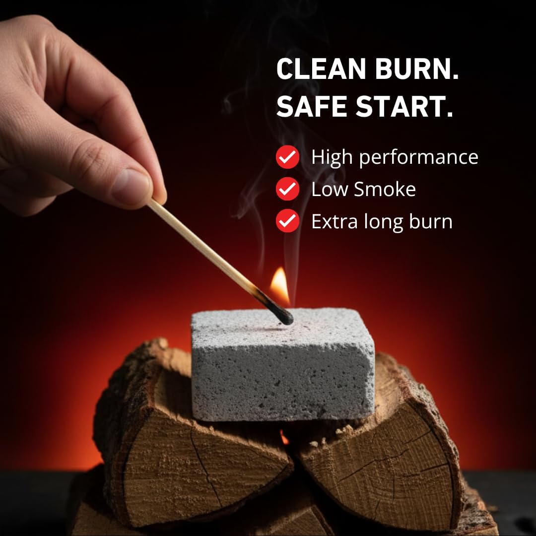 240 Zip High Performance Energy Firelighters Stove Wood burner Logs Fire Logs — view 5
