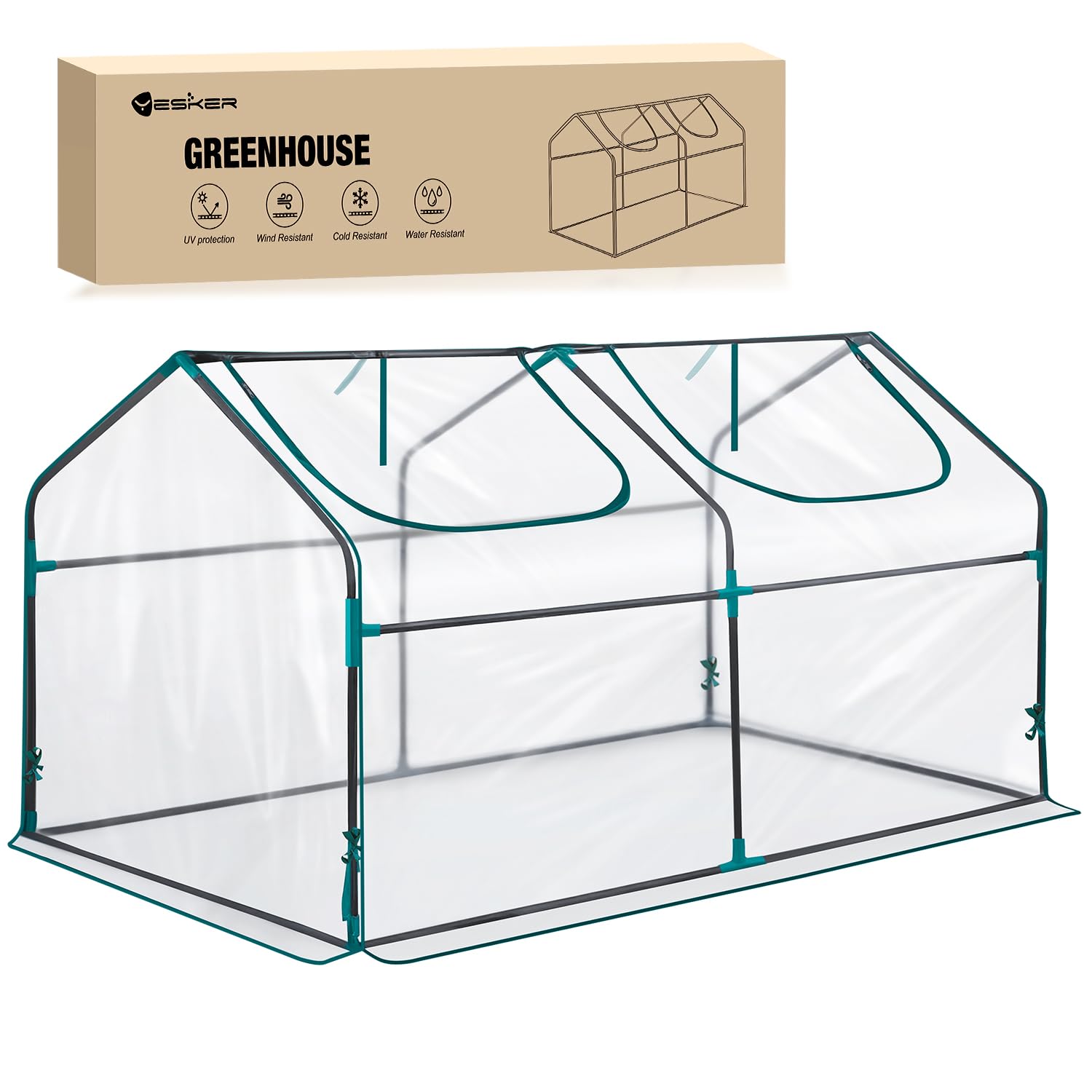 Mini serre de jardinage compacte contre le gel pour vos plantes