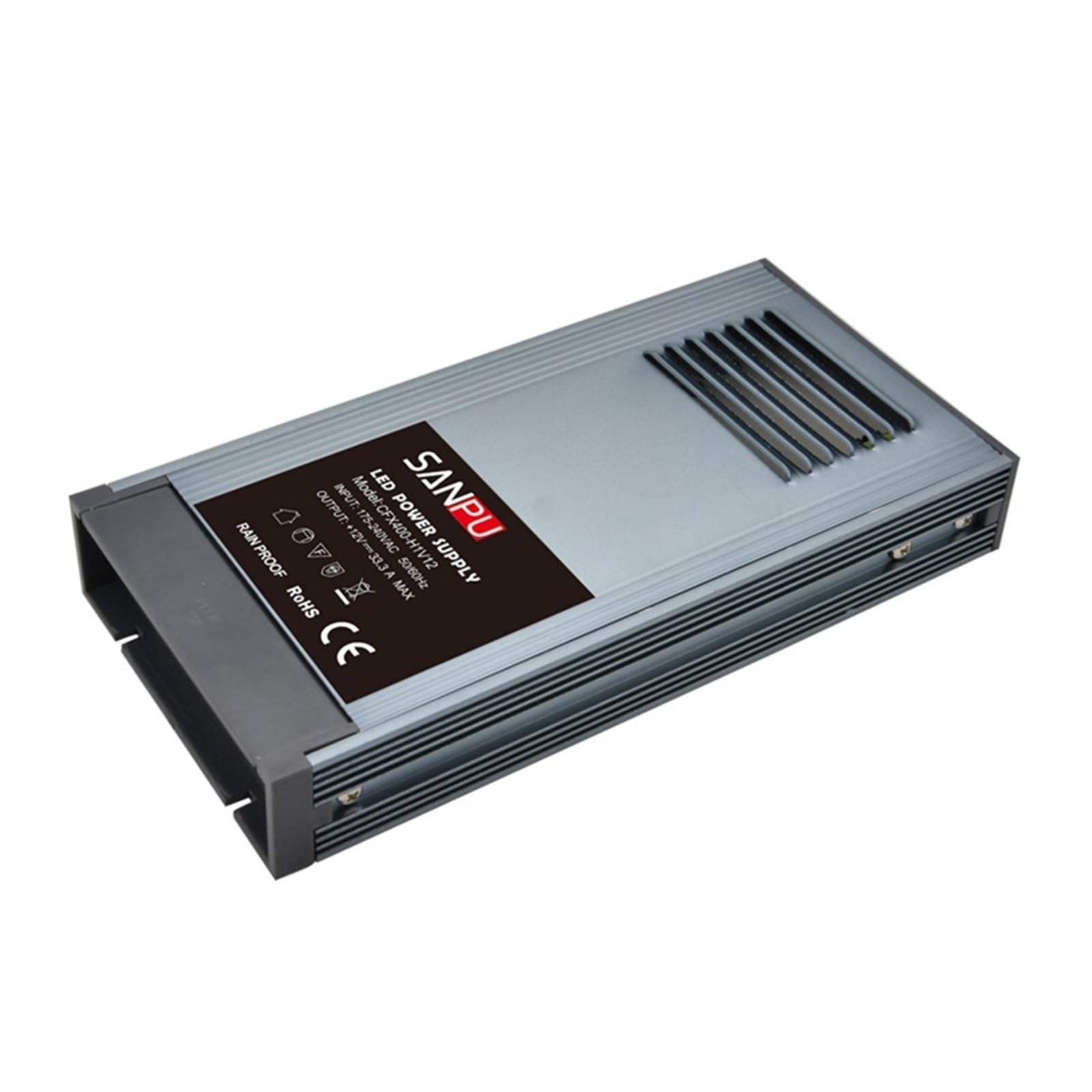HYUJNAFZR LED Power Supply 12VDC 400W 30A AC to DC 12V Lighting Transformer 12 Volt LED Driver Rainproof Outdoor Use Garden 360W