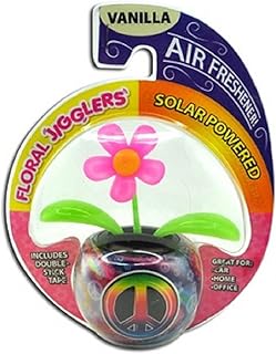 Novelty Inc. Solar Powered Dancing Flower w/Air Freshener - One Item w/Random Color and Design