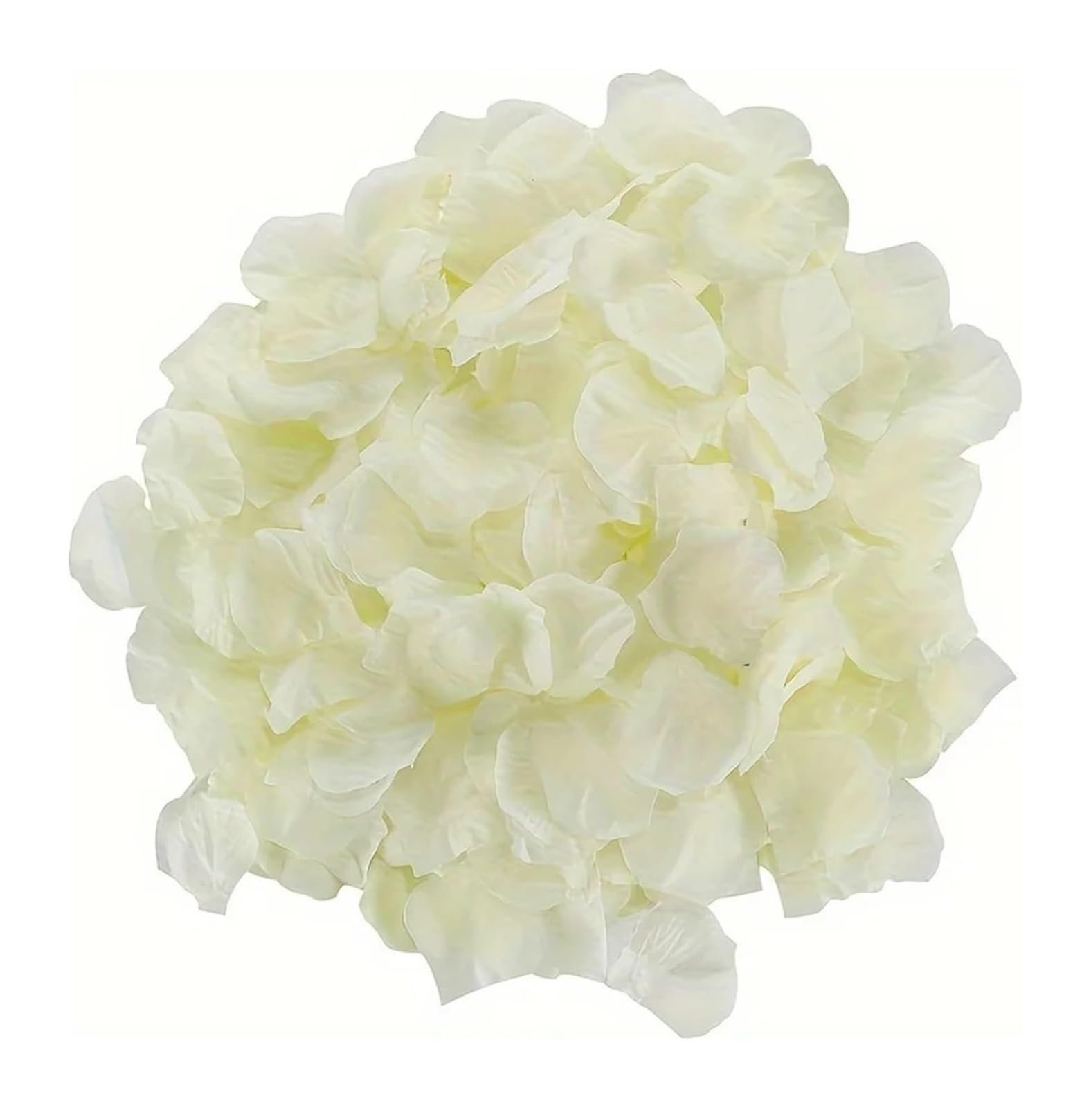 CYJAZNHH Artificial Rose Petals 1000 Pcs Nonwoven Multicolor(Wit)