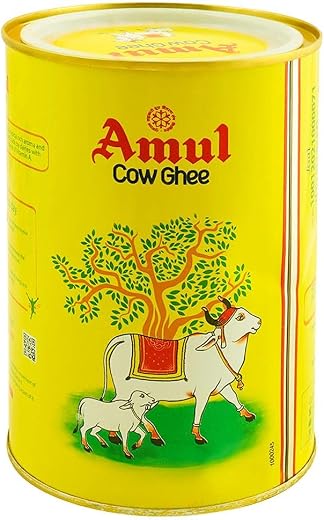 Amul Ghee (Cow Ghee, Tin Pack) 1L