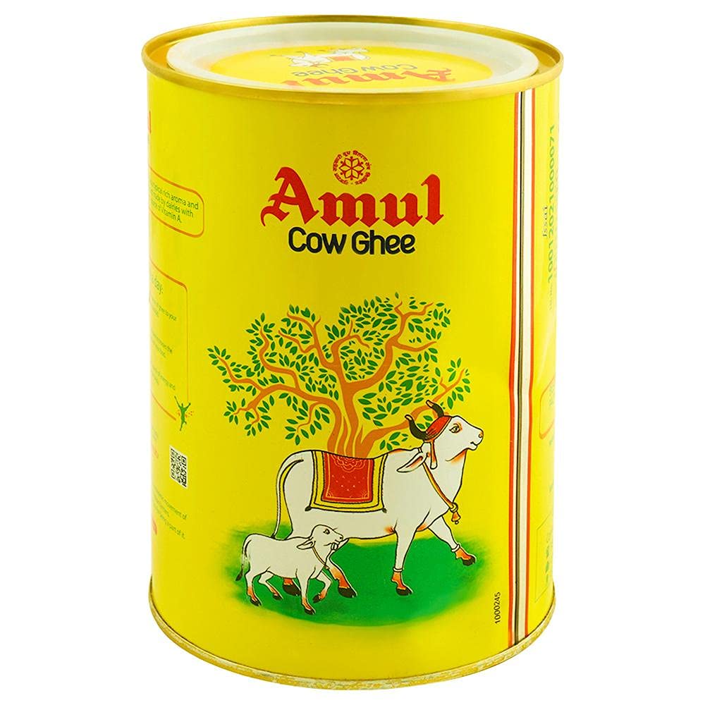 Amul Ghee (Cow Ghee, Tin Pack) 1L