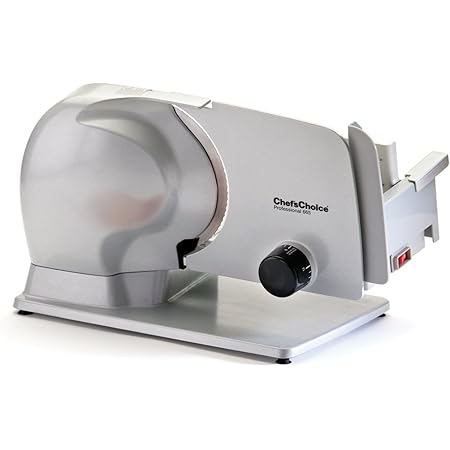 Chef's Choice 665 Professional Electric Food Slicer, 8.5-Inch, Grey (Discontinued by Manufacturer)