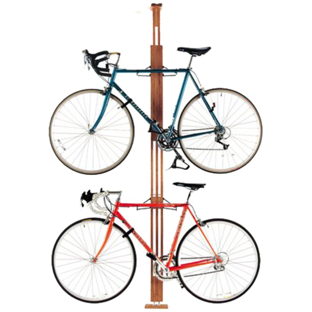 gearup OakRak Floor to Ceiling Storage Rack, Golden Pecan