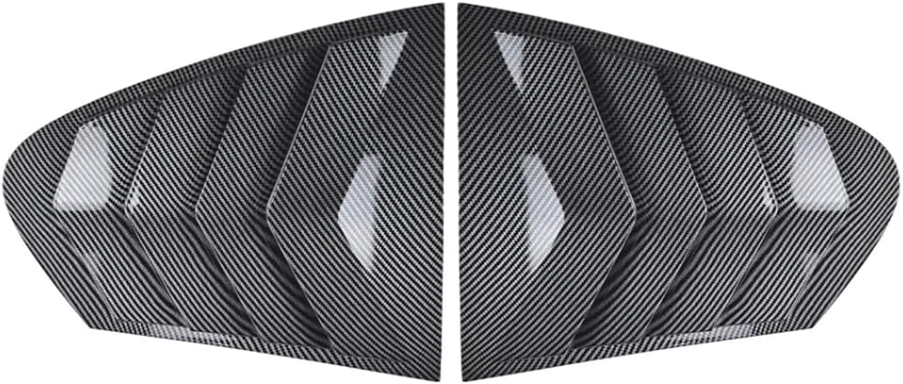 New Protective Rear Window Covers Compatible with BMW 5 Series F10 Sedan 2011-2016 520i 523i 528i 530i 535i 540i 550i (Carbon Look)