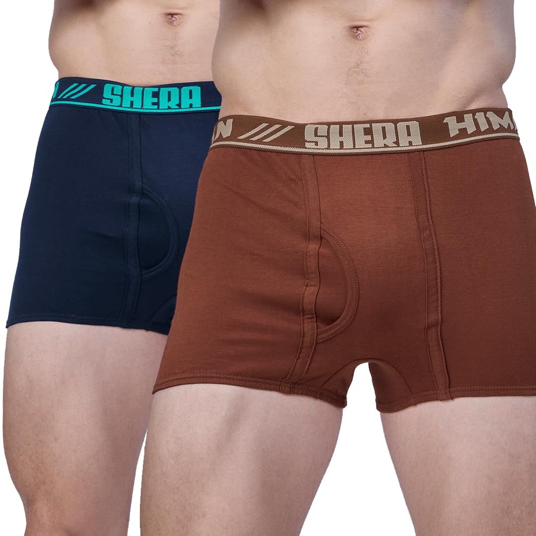 Men's Pure Cotton Trunks | Comfortable Regular Fit Innerwear-image-33