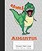 Hexagon Paper Large: AUGUSTUS Dinosaur Rawr T-Rex Notebook