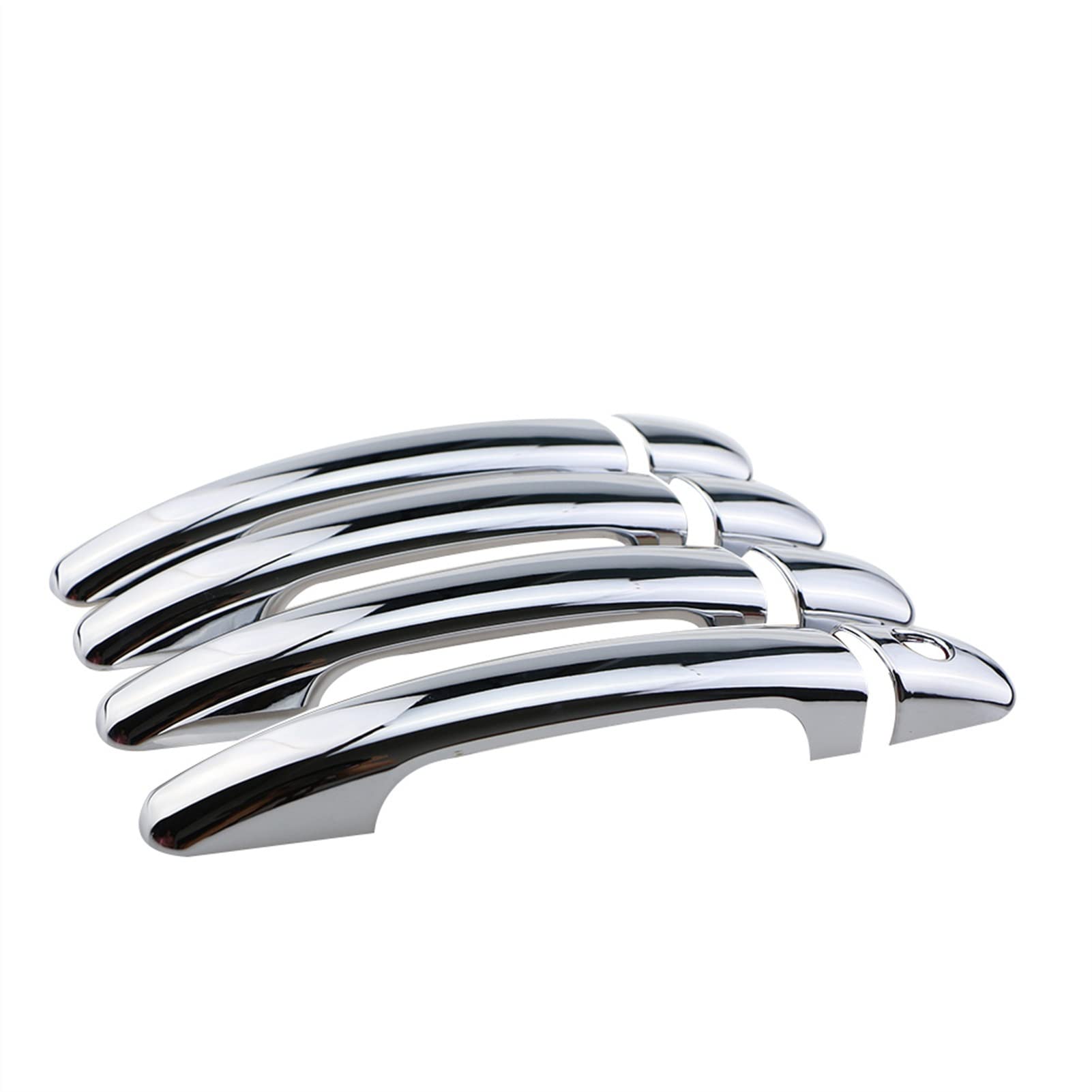RINKTEEA Exterior Car Door Handle for Peugeot 3008 Year 2013-2016 Carmilla ABS Chrome Door Handle Cover Protector Trim Sticker Modified