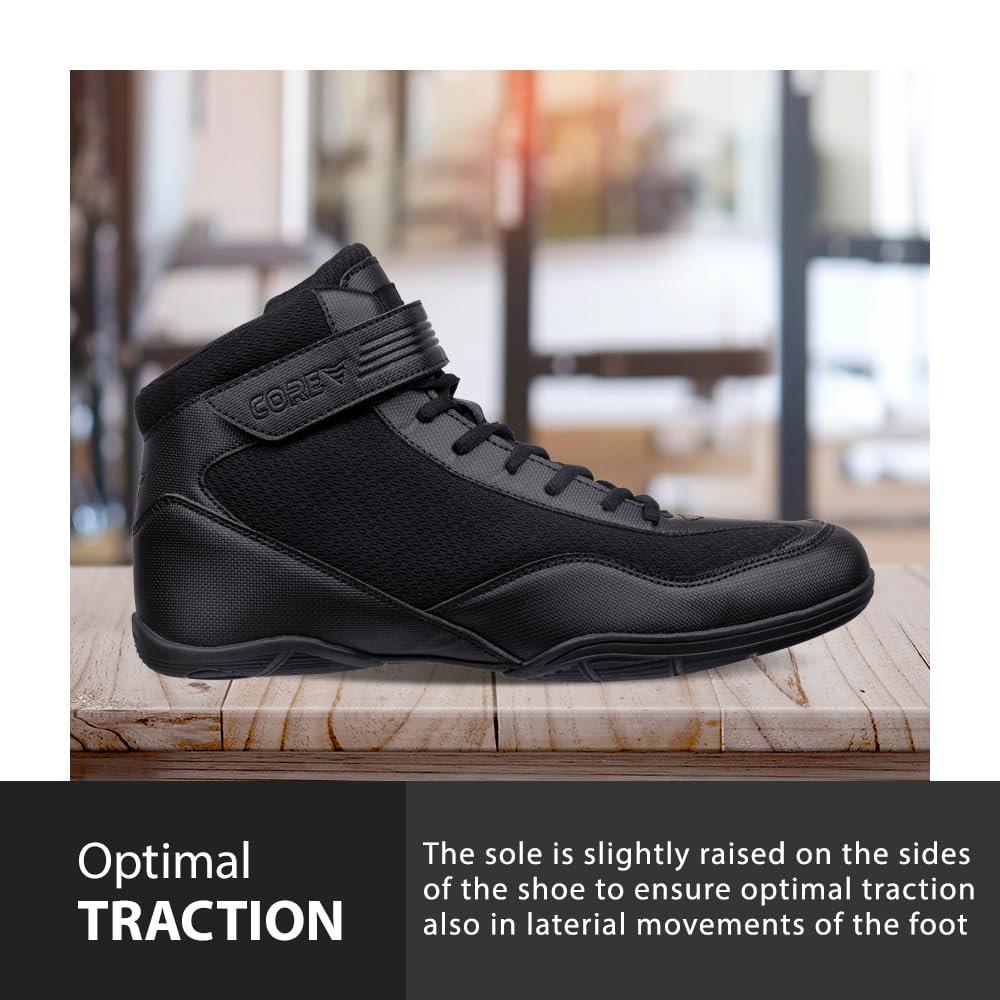 CORE Scarpe da Wrestling - Calzature Sportive da Combattimento ad Alta Trazione - Scarpe Wrestling Bambino, Wrestling Shoes, Scarpe da Lotta Wrestling