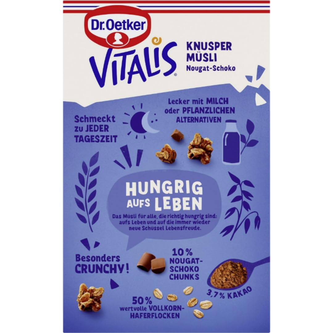 Knusper Müsli Nougat-Schoko 500 g X 10 Packungen
