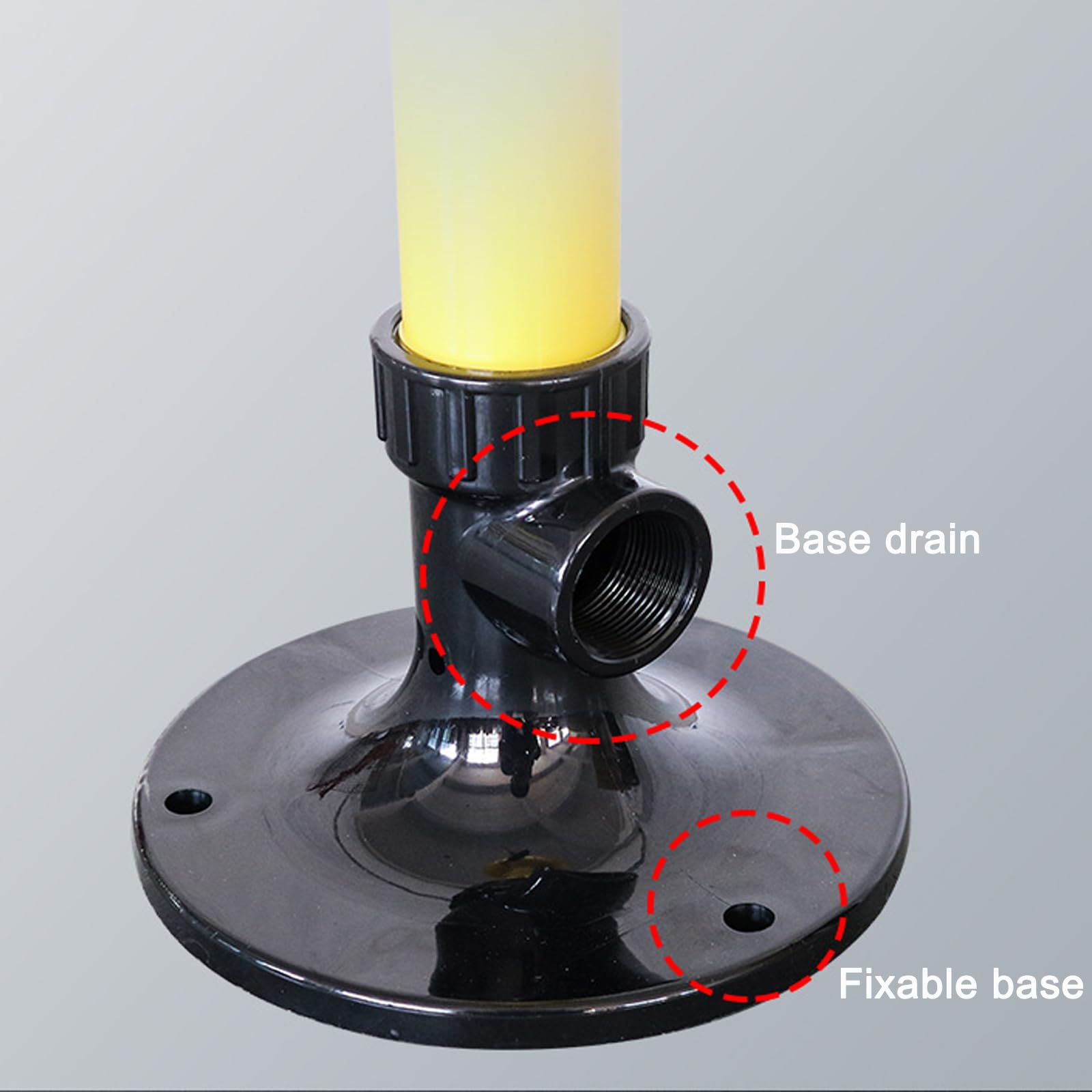 Kit Combinado de Ducha y lavaojos de Emergencia, estación de Acero Inoxidable 304 de Alto caudal con Lavabo de ABS, Ideal para fábricas y Laboratorios.