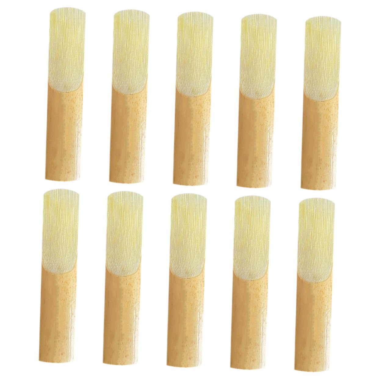 Abaodam 10pcs Clarinet Reeds for Clarinet Lightweight Easy to Install for Beginners Professionals Durable Stable Performance Excellent Sound Quality