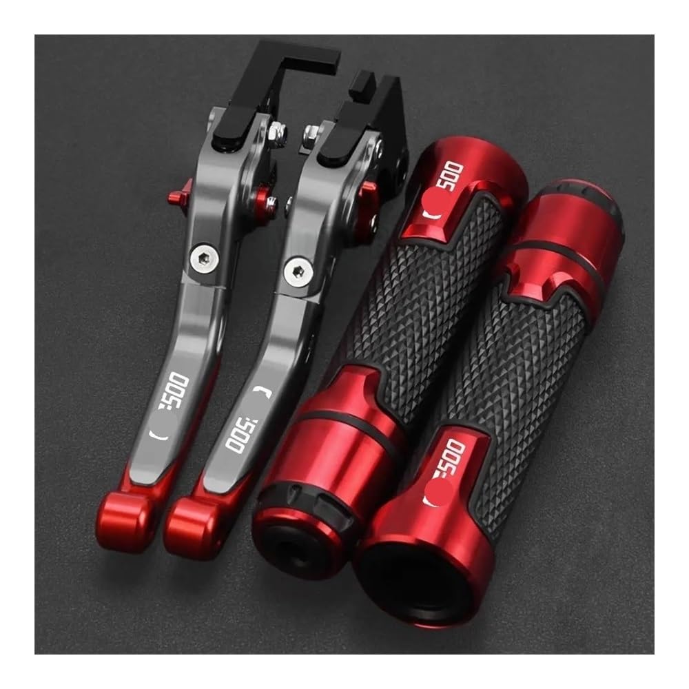 Mlioju H Motorcycle Clutc Lever Motorcycle Adjustable Brake Clutc Levers Andlebar And Grips Ends For 500 2004 2005 2006 2007 2008 Cbf500