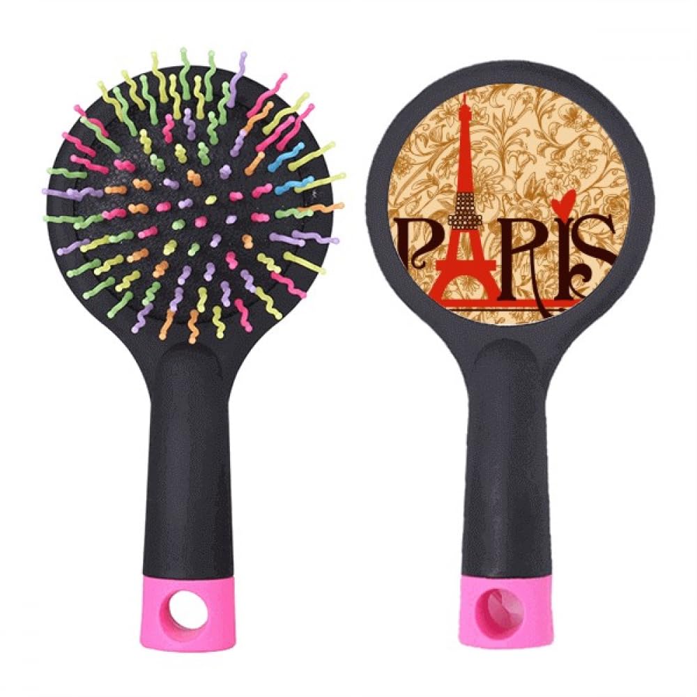 Brosse à cheveux démêlante Tour Eiffel Paris à coussin d'air - 4