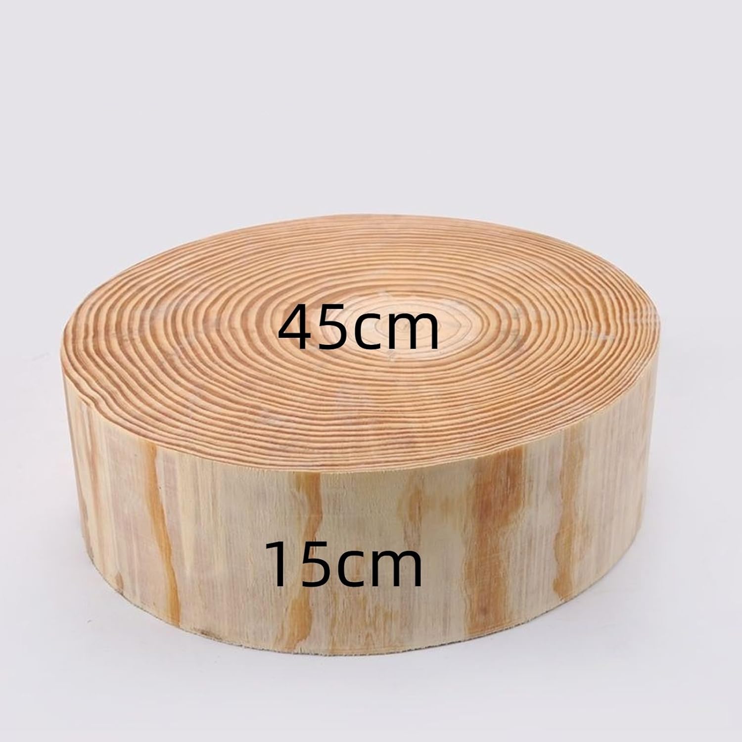 Premium Choing Board Round Pine Cutting Board Heavy Duty Choing Board for Kitchen Professional Cutting Board for Meat Fish Vegetable Cheese Cutting Board for Carving Meat or Vegeta