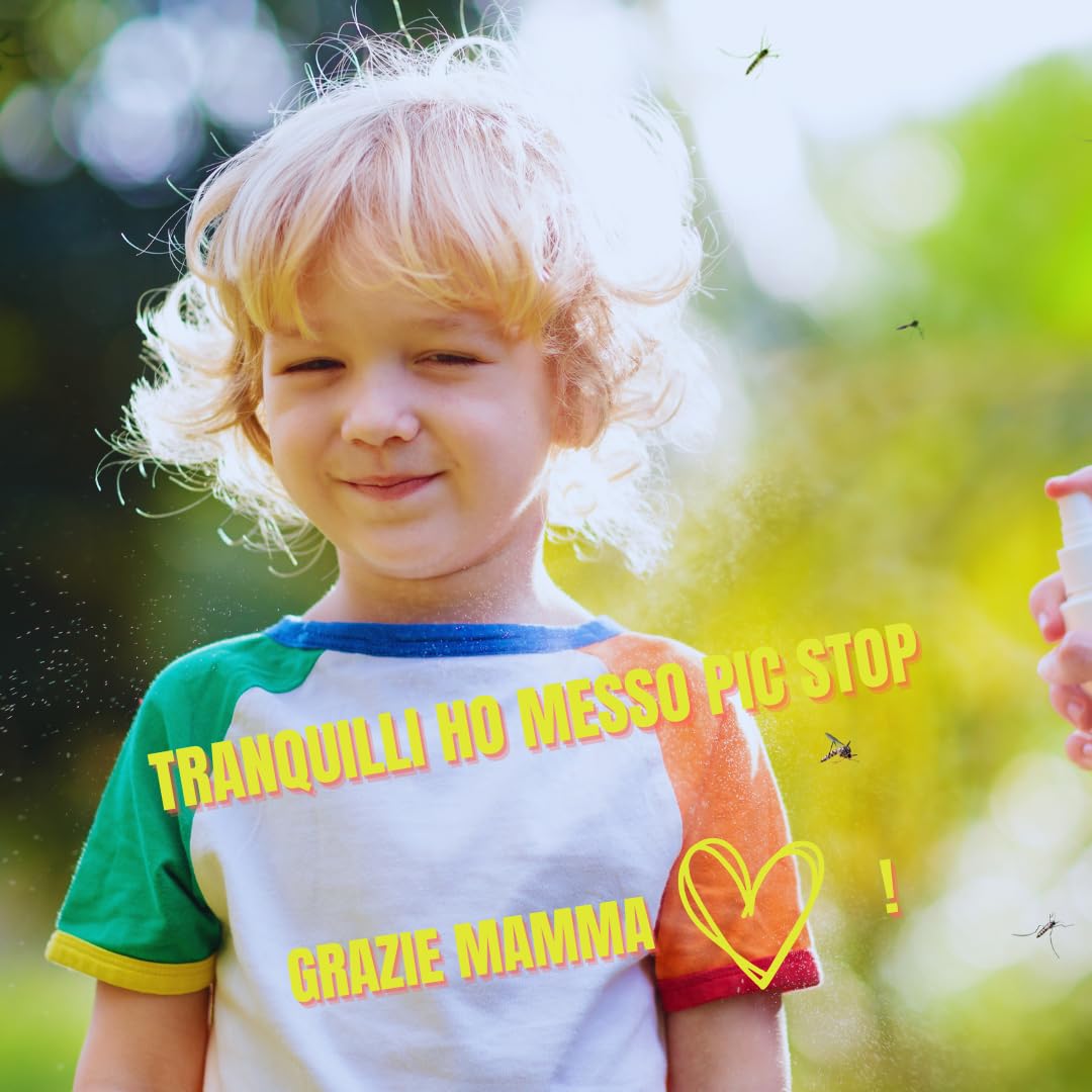AMAS Spray Natural Antimosquitos - 100% natural - Con aceites esenciales de citronela, eucalipto y albahaca - Ideal para niños - Hecho a mano en Italia - (3 x 50 ml)