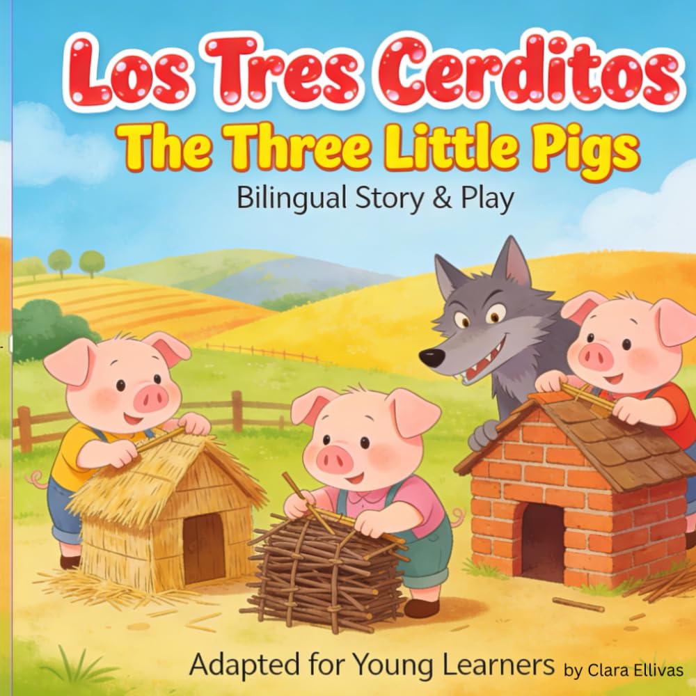 Los Tres Cerditos / The Three Little Pigs: Bilingual Story & Play (Spanish Bilingual Stories & Plays for Young Learners)