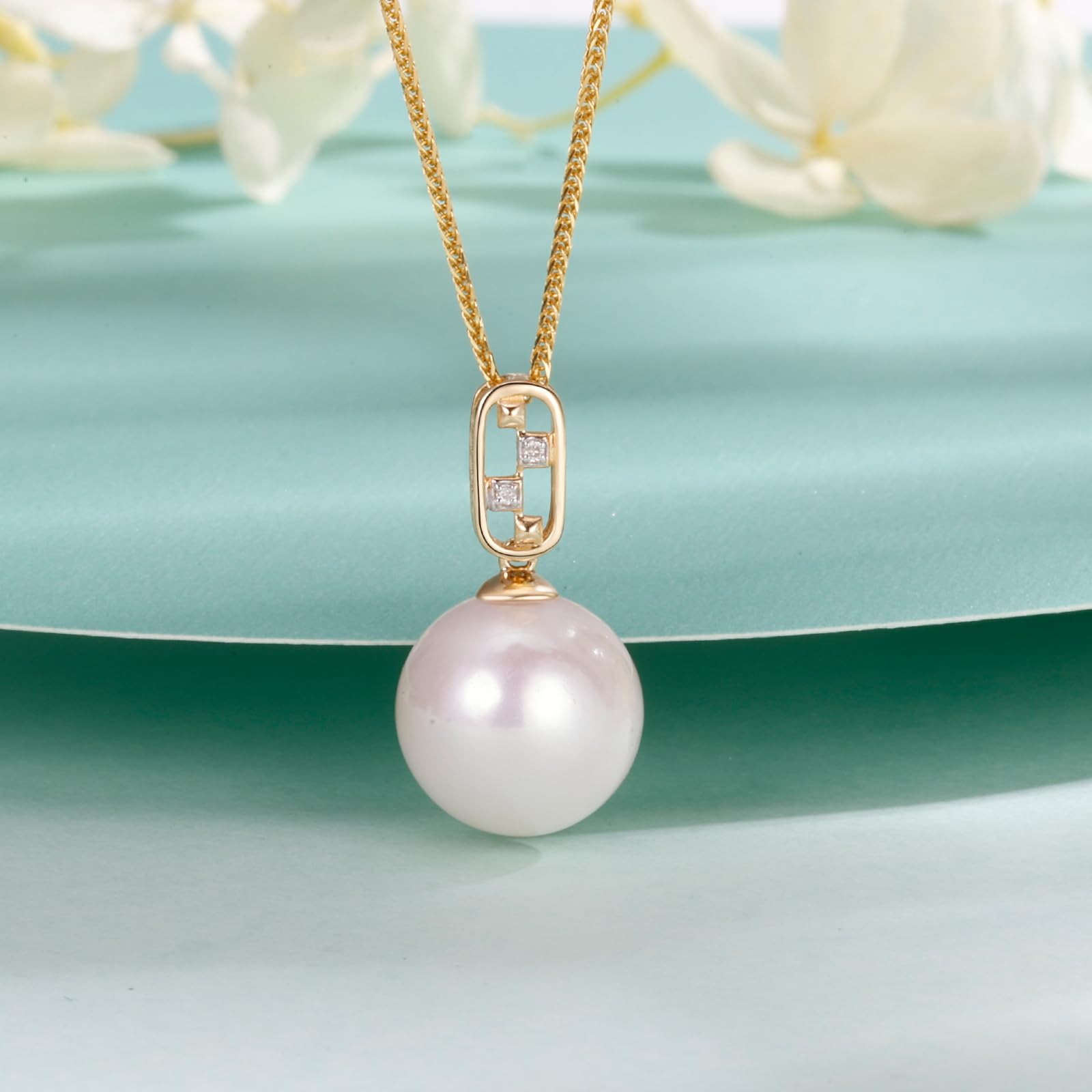 Geschenk für Ehefrau, Hochzeit, Geburtstag, Jahrestag, Schmuck, Muttertagsgeschenk für Mutter, Perlenkette, Geschenk für Frauen, Weihnachtsgeschenke, Valentinstagsgeschenke für sie, pearl