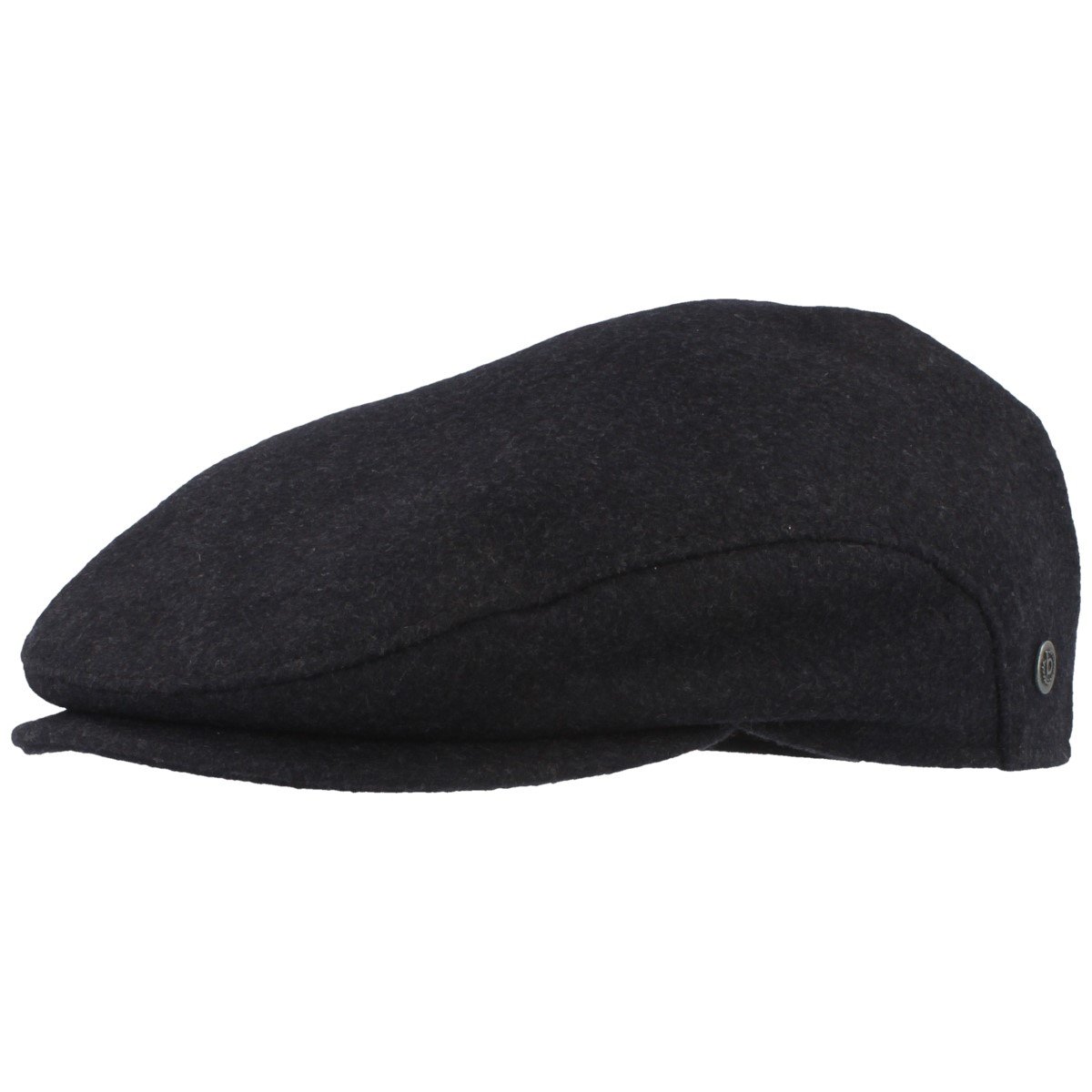 Bugatti - Gorro deslizante de invierno | tapa plana | gorra con visera con membrana cortavientos y protección plegable para los oídos – 100% lana azul XXX-Large