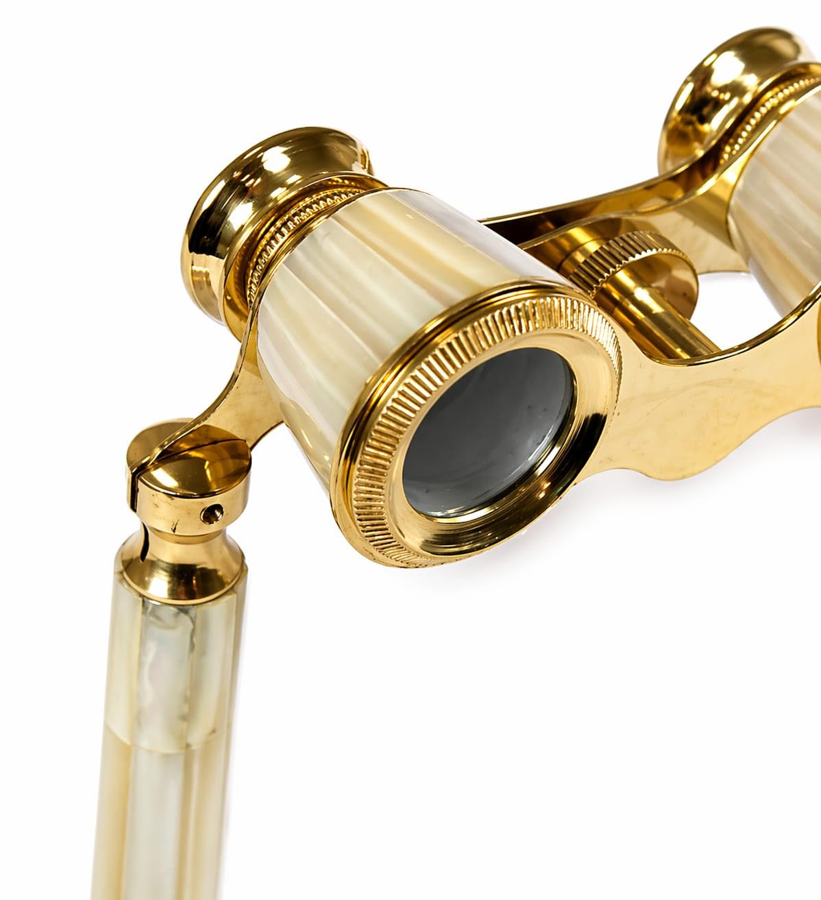 Handcrafted Brass Opera Binocular, Antique Vintage Style, High Clarity Optics, Nautical Collectible, with Handle-image-6