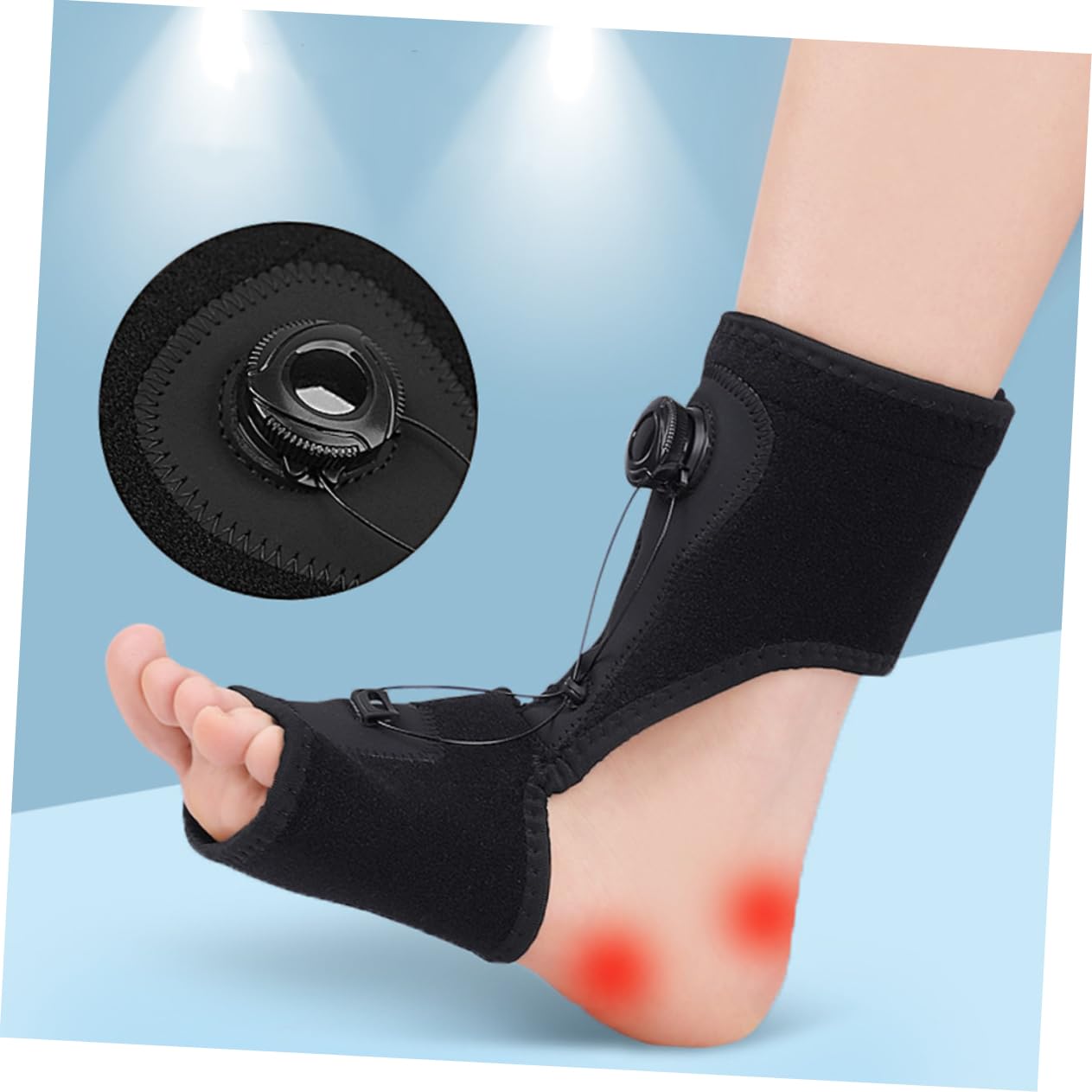 Unomor Foot Brace for Plantar Ankle Support for Men Women Foot Drop Corrector Comfortable Ankle Brace Splint