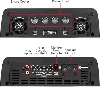 Taramps Smart 8 Bass 8000W RMS Monoblock Car Subwoofer Amplifier