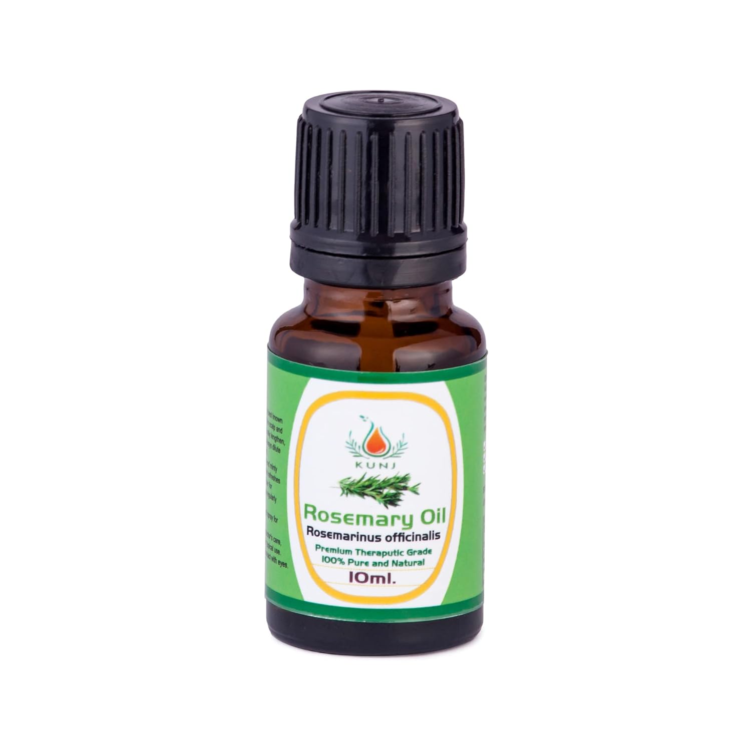 Kunj Rosemary Essential Oil 10ml - 100% Pure and Natural, Anirvat, Steam Distilled - Therapeutic Grade Rosemrinus Office of Office Oil for Hair Growth, Hair Fall Control, Nutrition and Skin Care Kunj Rosemary Essential Oil 10ml - 100% Pure and Natural, Anirvat, Steam Distilled - Therapeutic Grade Rosemrinus Office of Office Oil for Hair Growth, Hair Fall Control, Nutrition and Skin Care