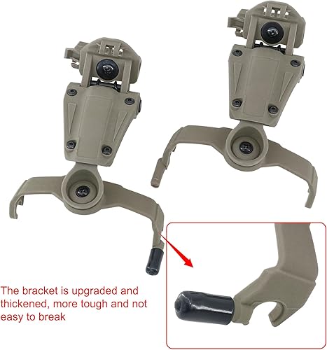 Miniatura 4 de Adaptador de riel ARC para casco para auriculares tácticos COMTA Airsoft Sports