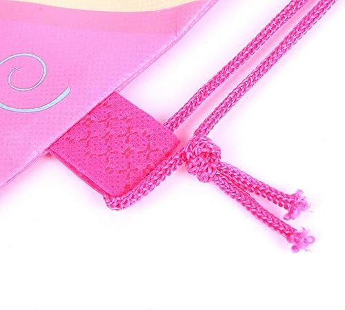 Miniatura 7 de Bolsa de recuerdo de fiesta de unicornio, paquete de 8 mochilas con cordón de unicornio como bolsas de regalo de fiesta, bolsas de dulces para