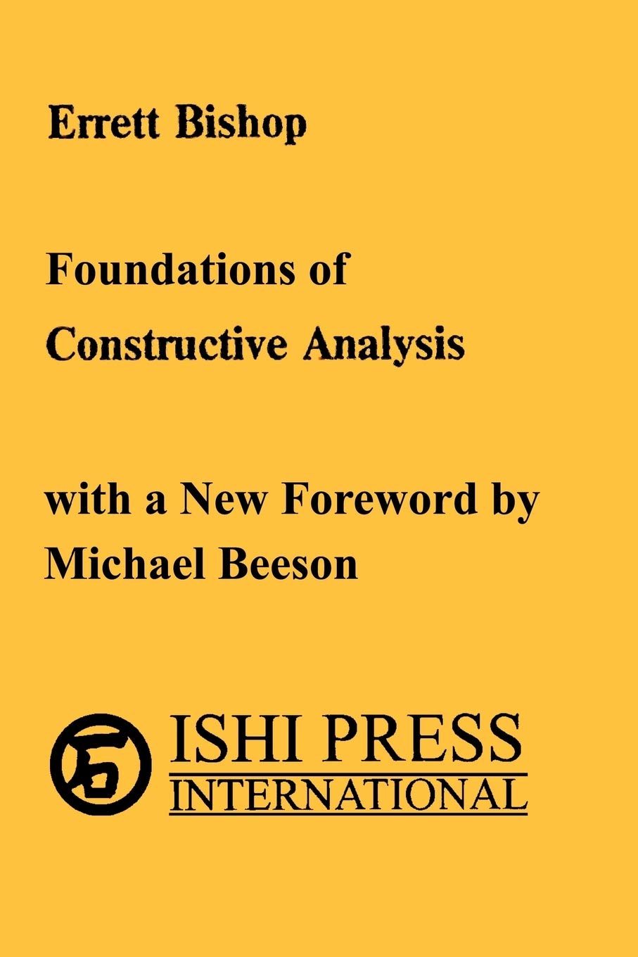 Foundations of Constructive Analysis cover