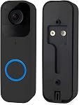LEFXMOPHY Black Backplate for Blink Video Doorbell Back Plate Replacement Part with Hooks Accessory