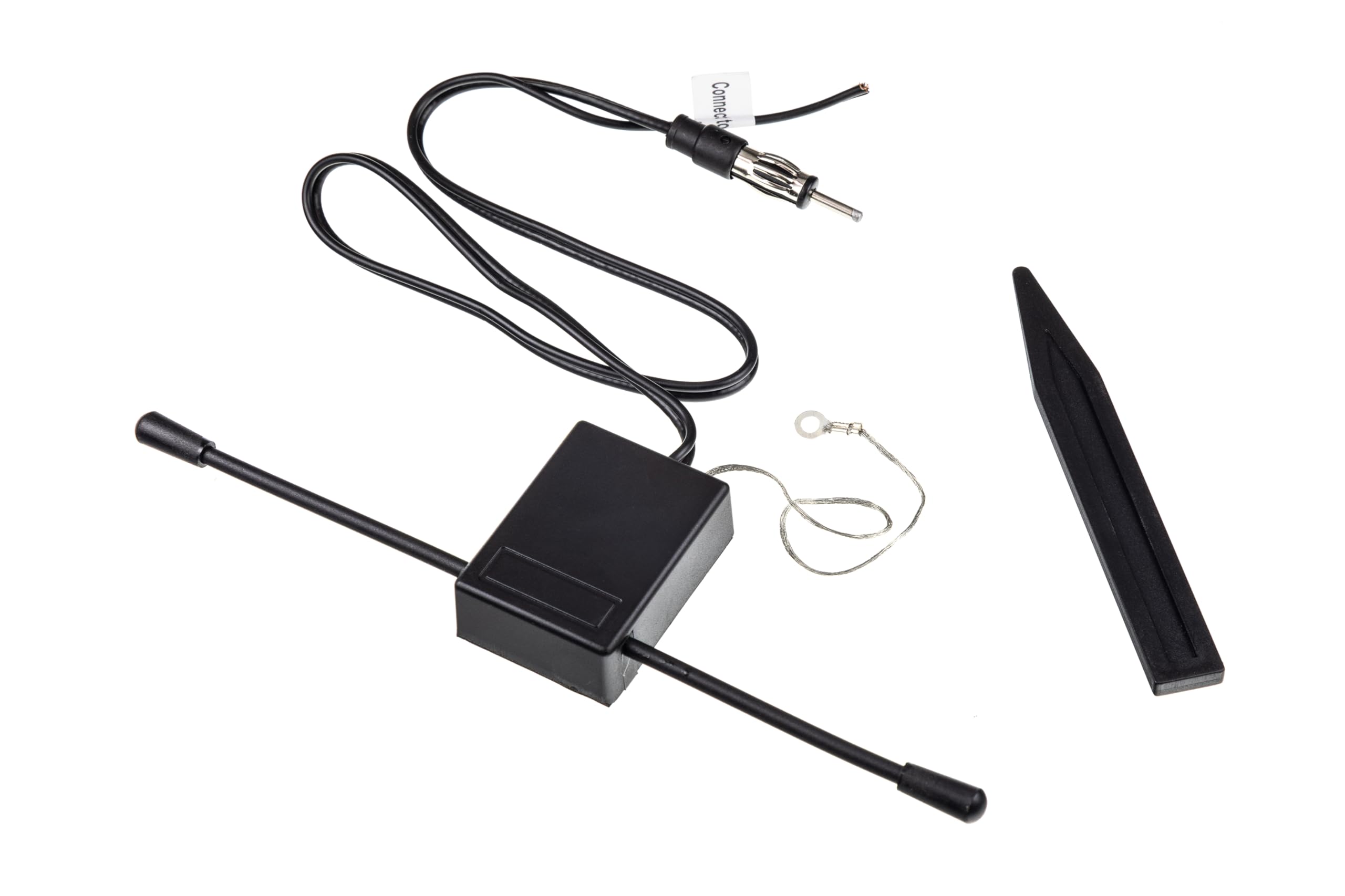 Scosche PSUFA Universal Amplified AM/FM Antenna for Under Motorcycle Fairing and UTV or Boat Dashboard