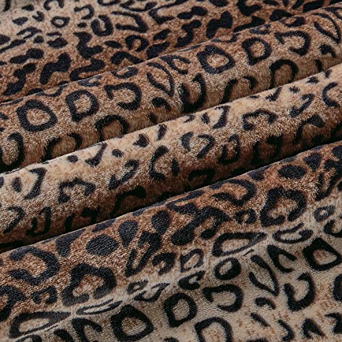 Softan Fleece Leopard Print Throw Blanket For Sofa Sofa Bed Couch Travel Camping Lightweight Super Soft Ultra Luxurious Plush Cheetah Throw Flannel Blankets 50"×60" #TOP4