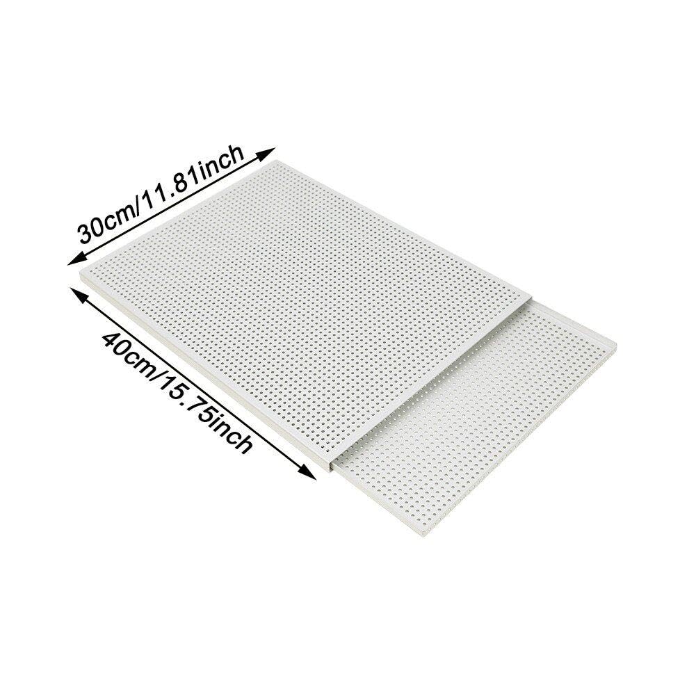 Plaque de cuisson antiadhésive double couche 30 x 40 cm perforée pour une meilleure circulation de l'air, idéale pour la cuisson de croissants, biscuits et pâtisseries