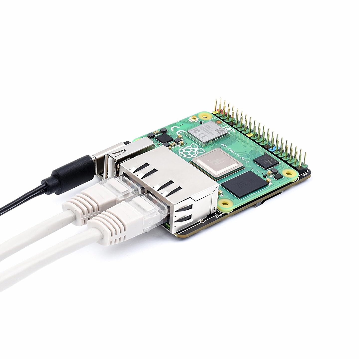 VIDOO Mini Scheda Espansione CM5 Doppia Porta Gigabit Ethernet per Compute Module 5