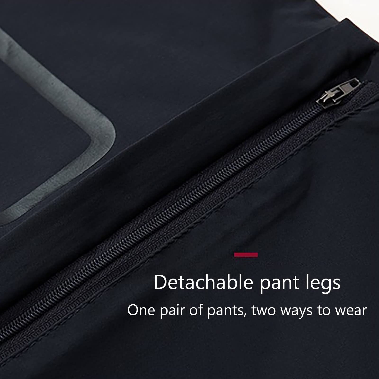 G&F Hombre Pantalones Trekking Zip Off Convertible Pantalón Senderismo Secado Rápido Escalada Correr Pantalones