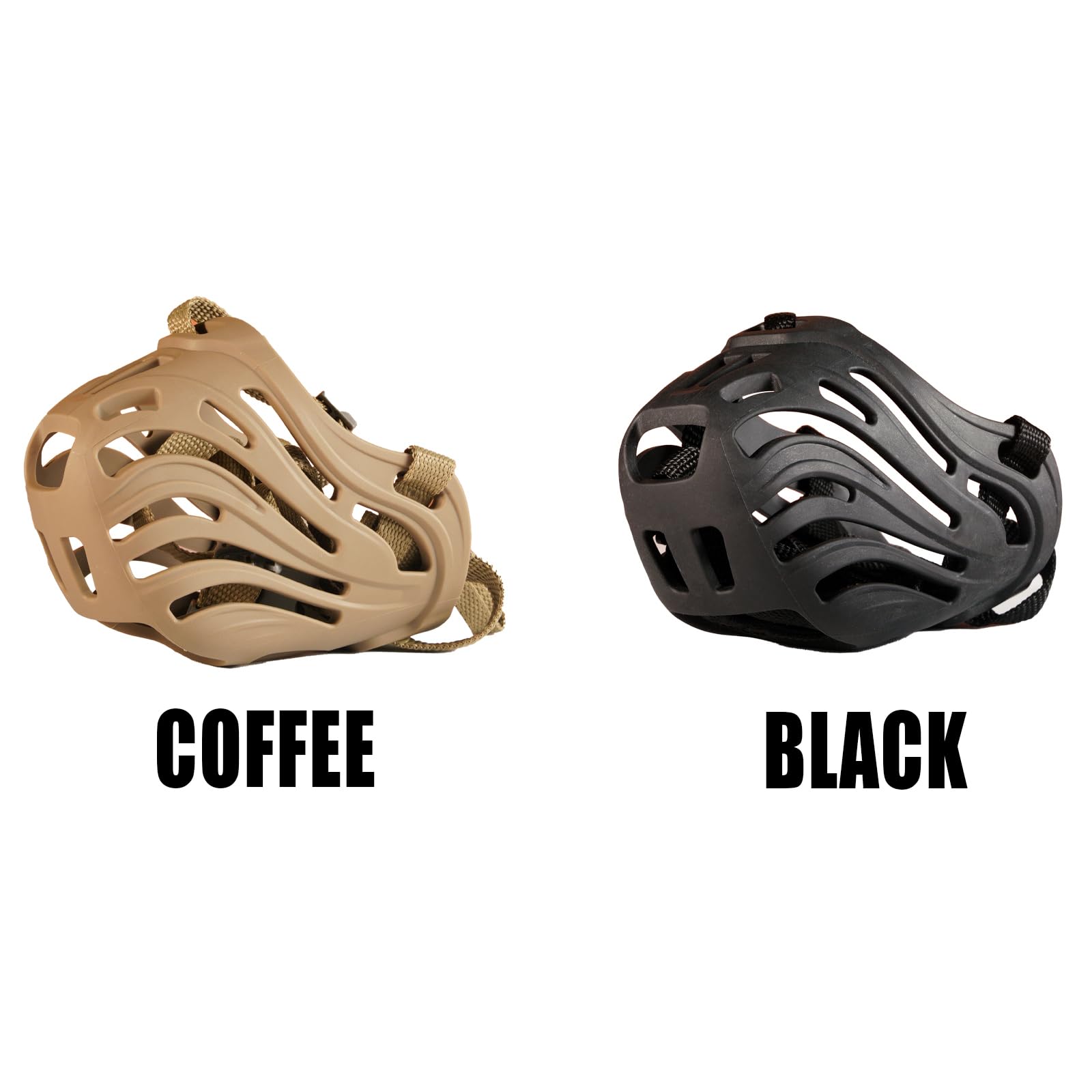 Muselière en silicone pour chiens petite, moyenne et grande taille empêche les morsures, la mastication et les aboiements (noir, taille M)